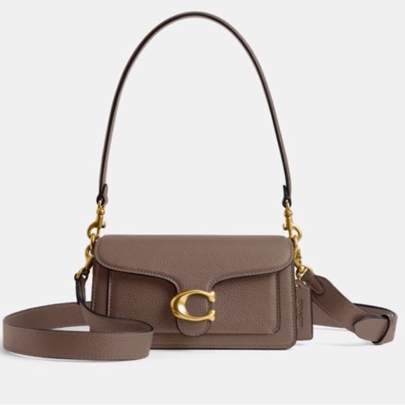 Coach Tan Leather Tabby Shoulder Bag NWT   PEBBLE LEATHER - Picture 4 of 5